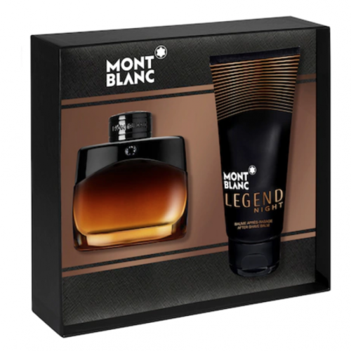 طقم عطر مونت بلانك ليجند نايت 50مل2قطع