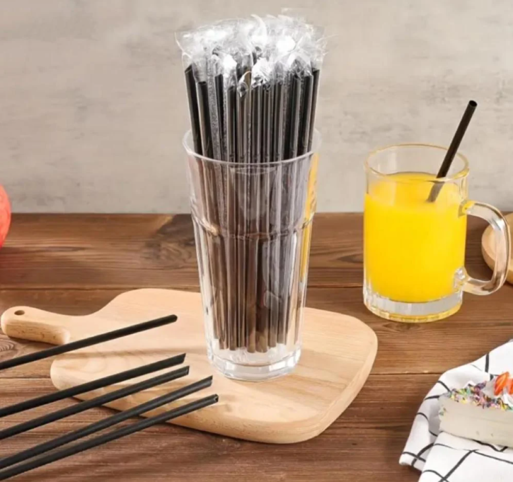 مصاص أسود مغلف بالجملة