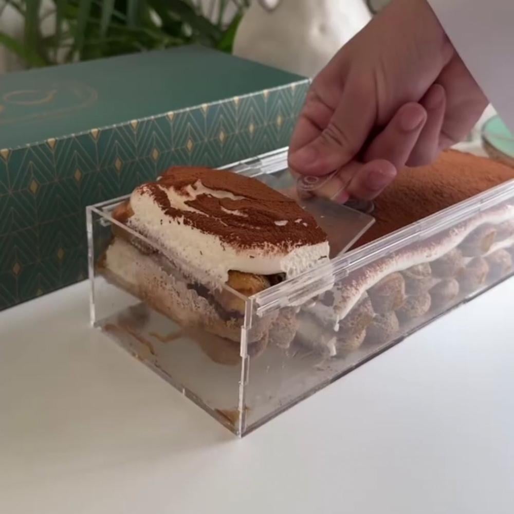 علب اكريلك سحاب مع القاطع