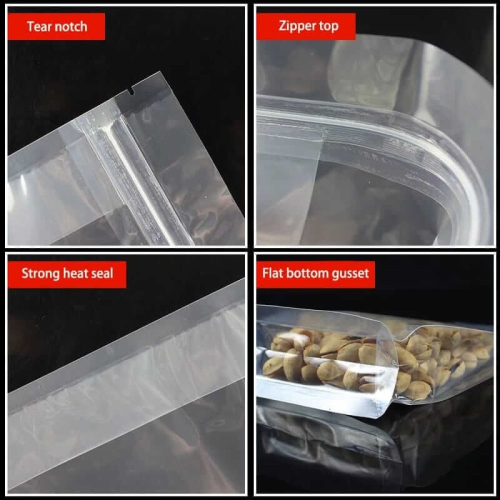 اكياس قهوه متينه شفافه  محكمه الاغلاق