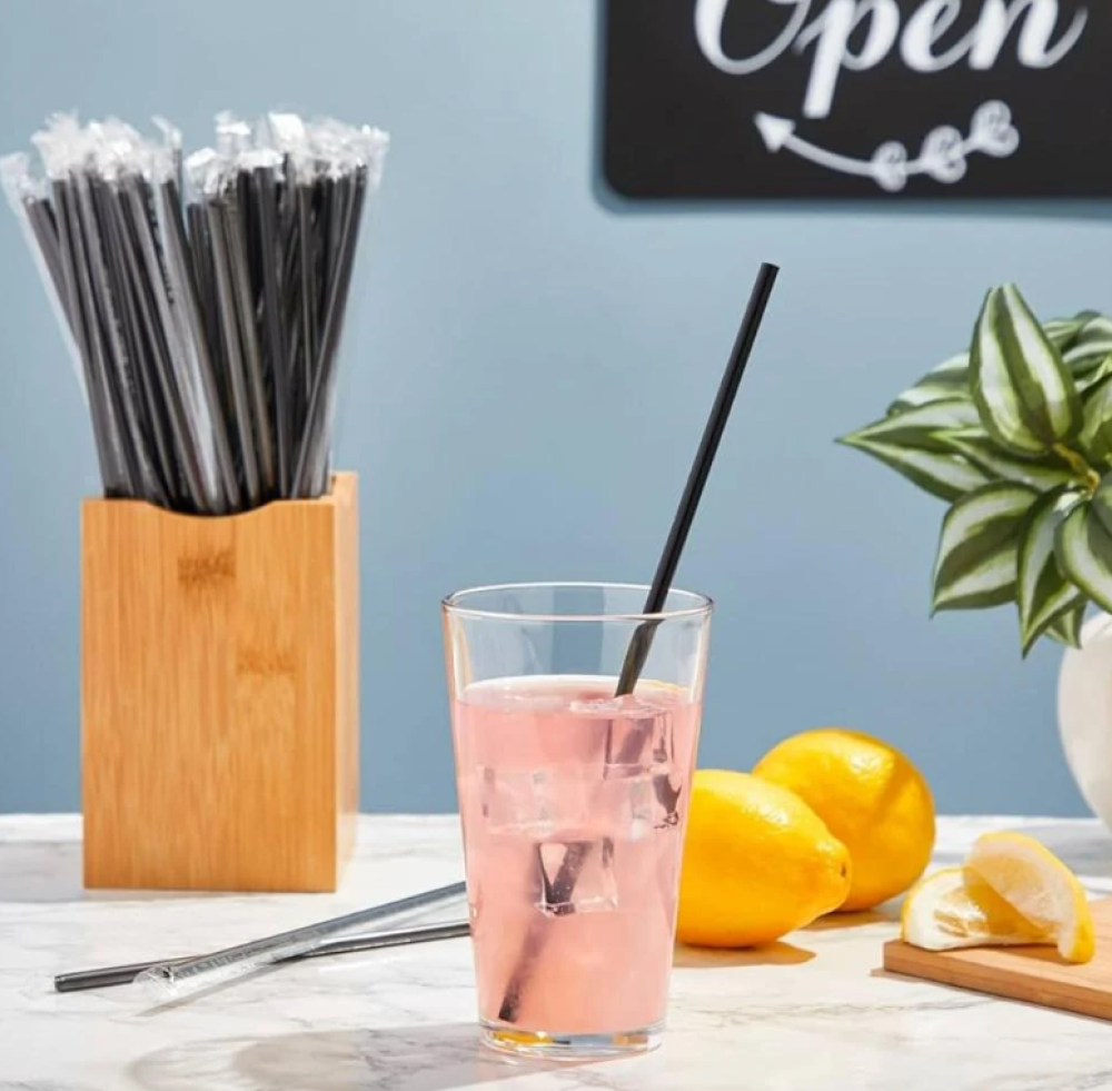 مصاص أسود مغلف بالجملة