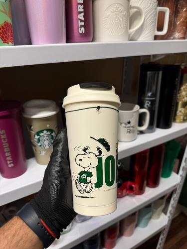 خذها زي ما هي - مق starbucks x peanuts ابيض