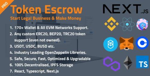 Token Escrow - Decentralised Web3 ERC20, BEP20, TR...