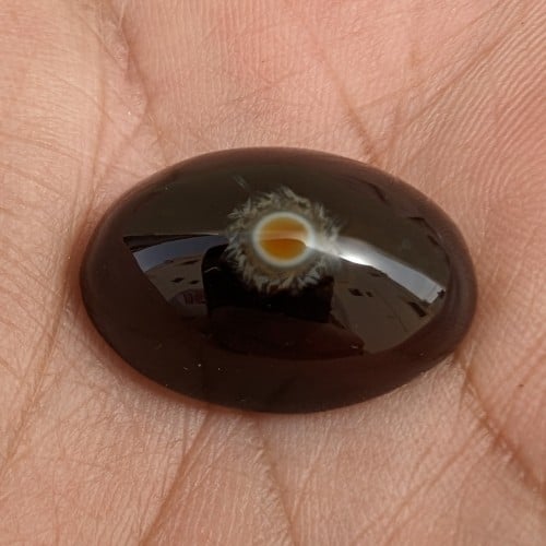 أحجار عقيق سليماني هندي أصلي طبيعي عين برموش