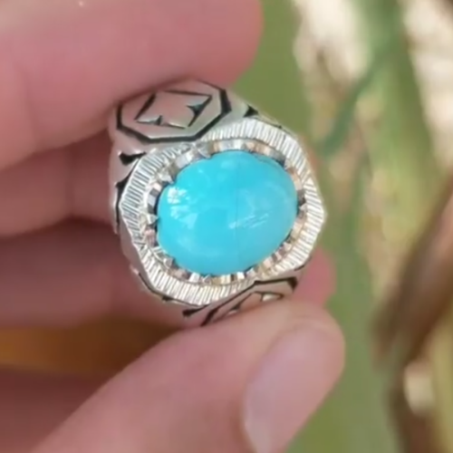 خاتم فيروز نيشابوري صافي صياغة حجت