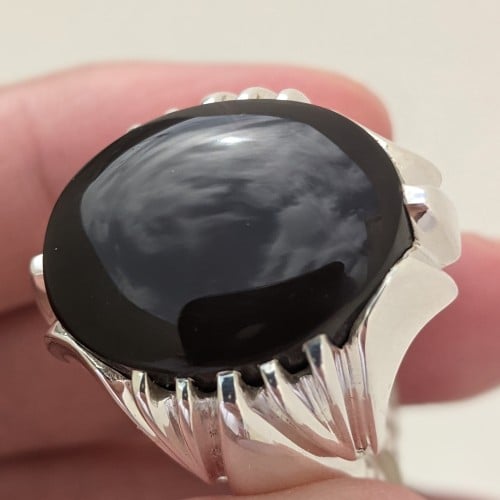 شفة العبد اليماني الآنسي المشروط نخب أول بطن زجاجي صياغة حمادة VIP