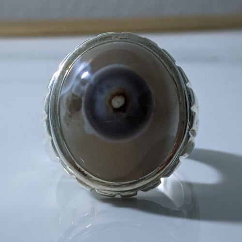 سليماني هندي طبيعي عين في المنتصف خام من نوادر السليماني