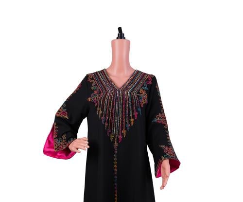 فستان تطريز شيفون