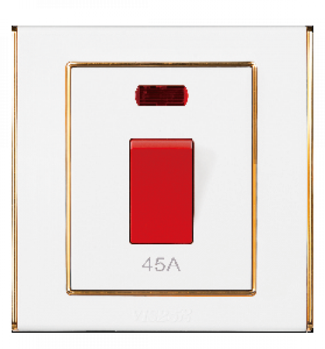 مفتاح مكيف ذهبي/لؤلؤي 7*7 v3