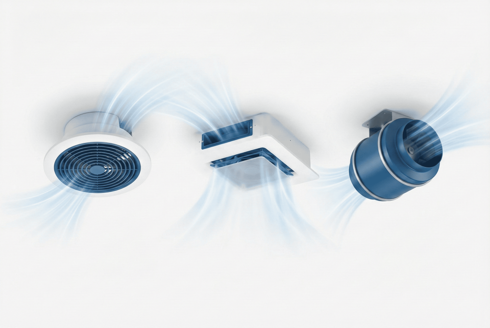 كيف تختار مراوح الشفط المخفية لضمان تهوية مثالية بدون إزعاج في السعودي