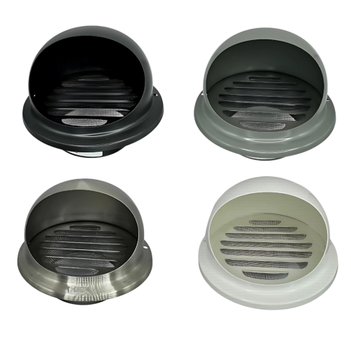 غالق مروحة شفط معدني ستانلس ستيل 304