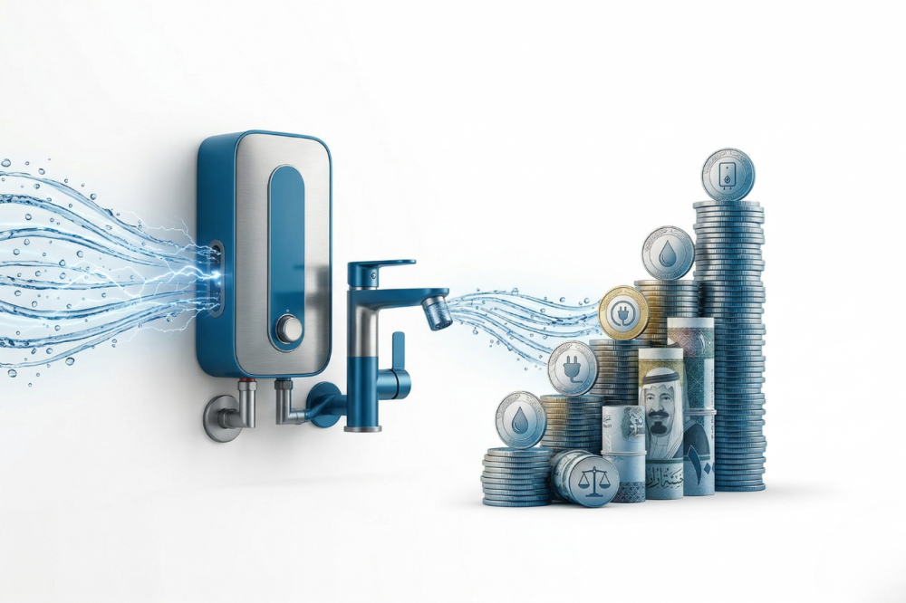 كيف تساهم السخانات الفورية والمحابس الموفرة في تقليل فاتورة المياه وال