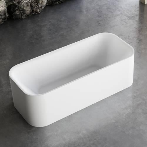 بانيو ديكور ابيض فيركو مقاس VERCO 170X75 cm