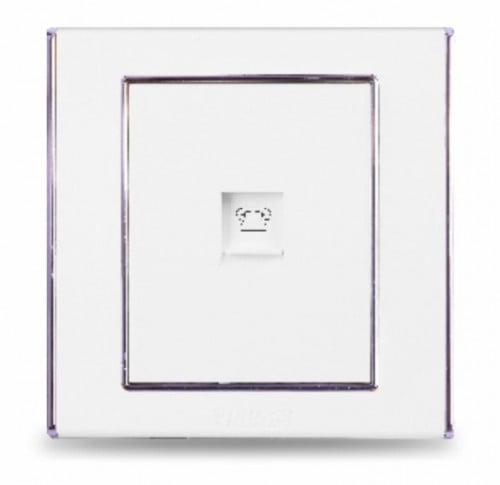 فيش هاتف مفرد أبيض/رمادي 7*7 V3