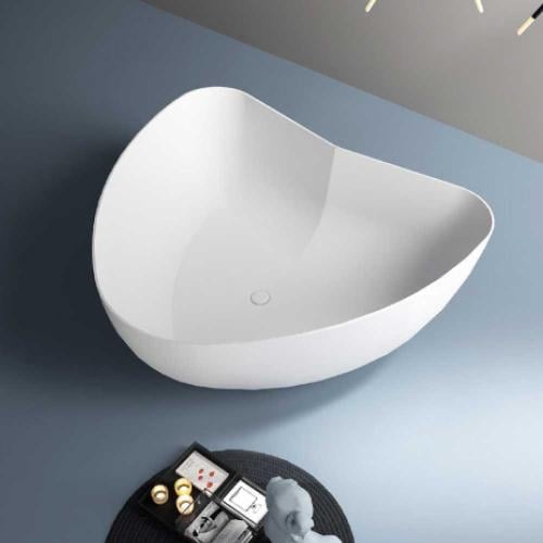 بانيو ديكور ابيض فيركو مقاس VERCO 180X130 cm