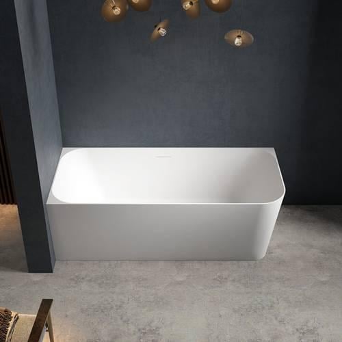 بانيو ديكور ابيض فيركو مقاس VERCO 170X75 cm