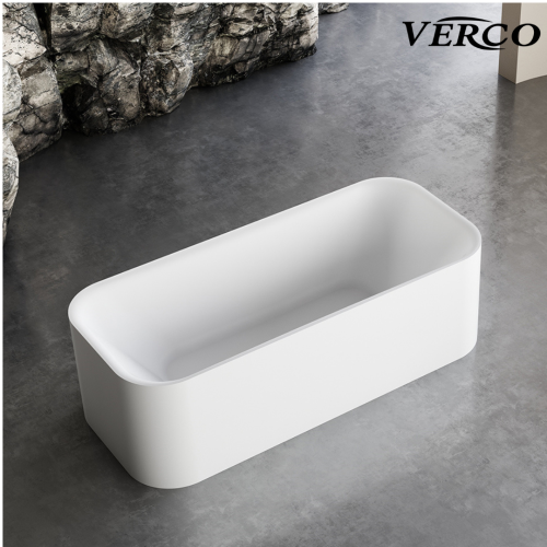 بانيو ديكور فيركو أبيض مقاس VERCO 150X70 cm