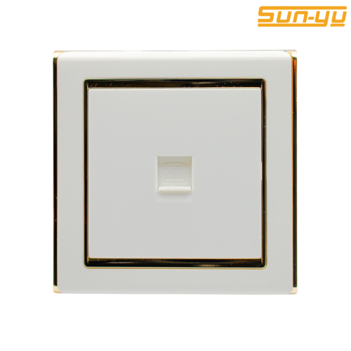 فيش تليفون أبيض ذهبي SUNYU8