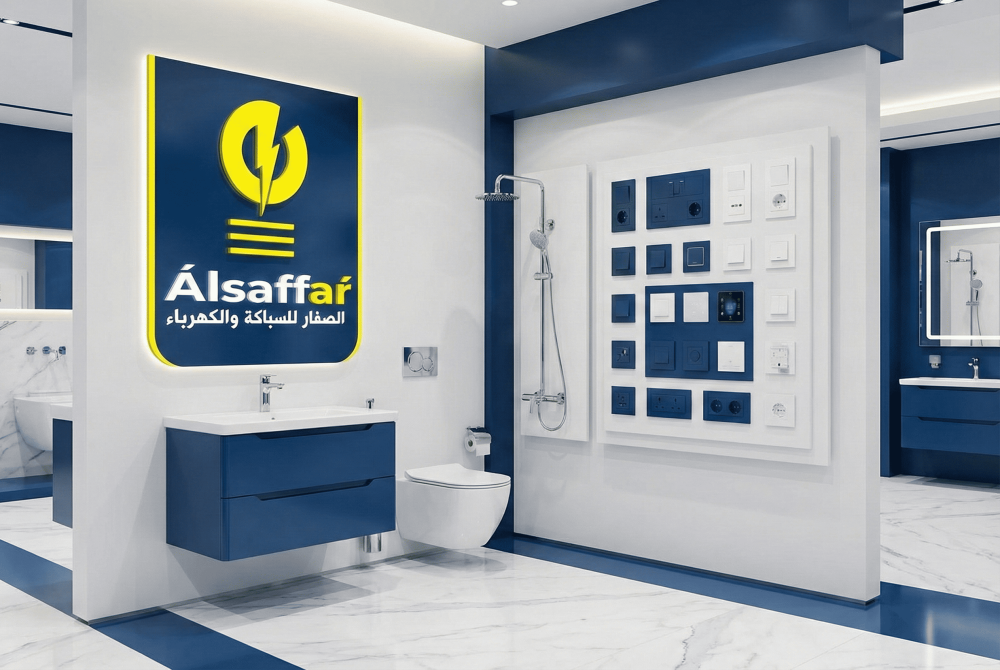 لماذا تعتبر مؤسسة عمران الصفار خيارك الأول للأدوات الصحية والكهربائية