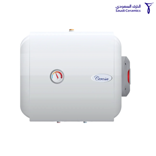 سخان سيروزا من الخزف السعودي 50 لتر أفقي