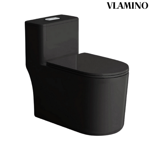 كرسي افرنجي فلامينو VL-8207 أسود مطفي خاصية شفط ودفع