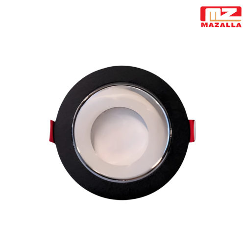 فريم مانع للتوهج 7 سم أسود-بنفسجي كروم