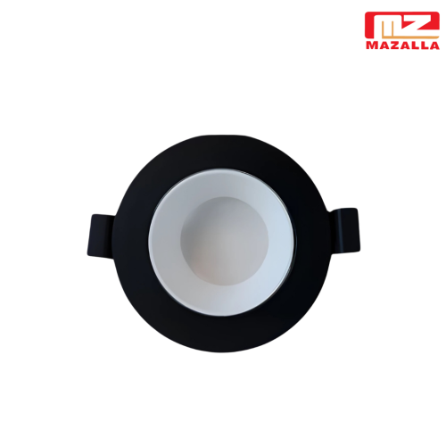 فريم مانع للتوهج 7 سم أسود-أبيض مطفي