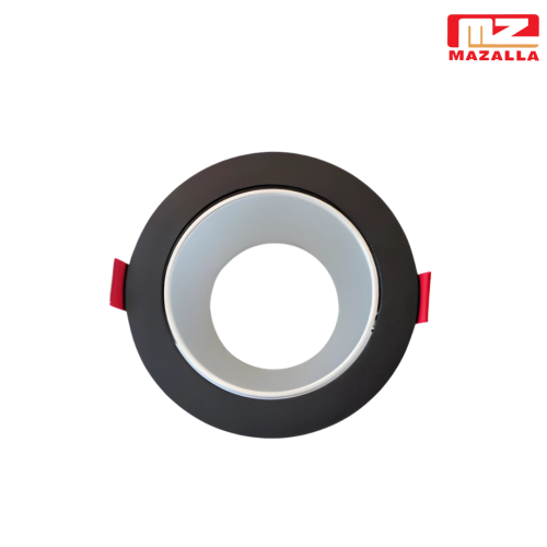 فريم مانع للتوهج 7 سم أسود-فضي رملي