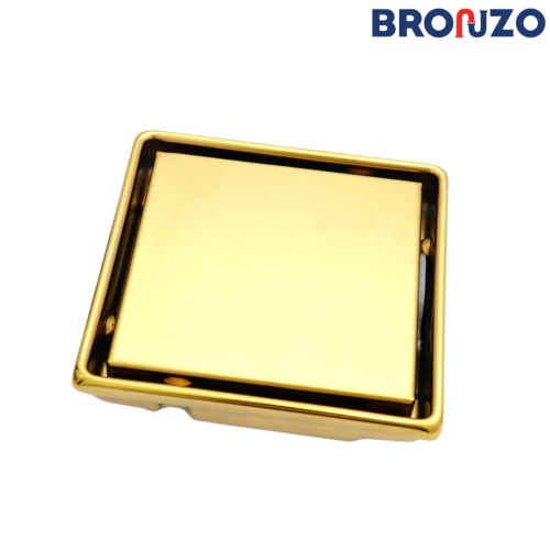 صفاية مفرغ سيراميك ذهبي 15*15 BRONZO مع رداد