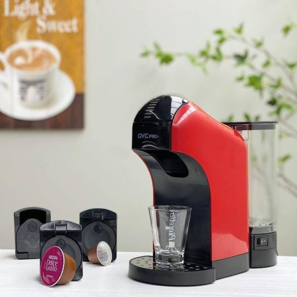 صانعه قهوه 3*1 GVC PRO احمر اسود GVCM -1904