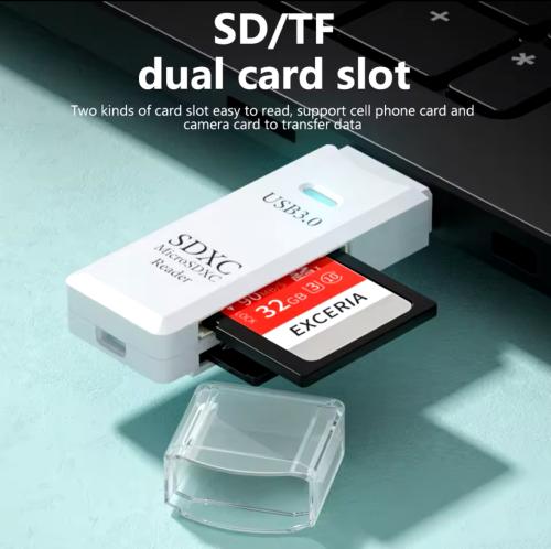 2 في 1 USB 3.0 قارئ بطاقات مايكرو
