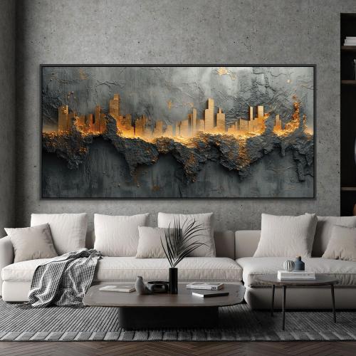 لوحات جدارية فن تجريدي تصميم مودرن