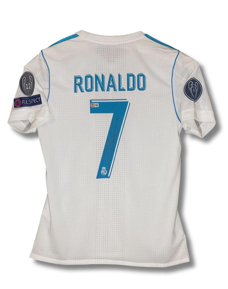 Cristiano Ronaldo's Personally Signed T-Shirt - Real Madrid