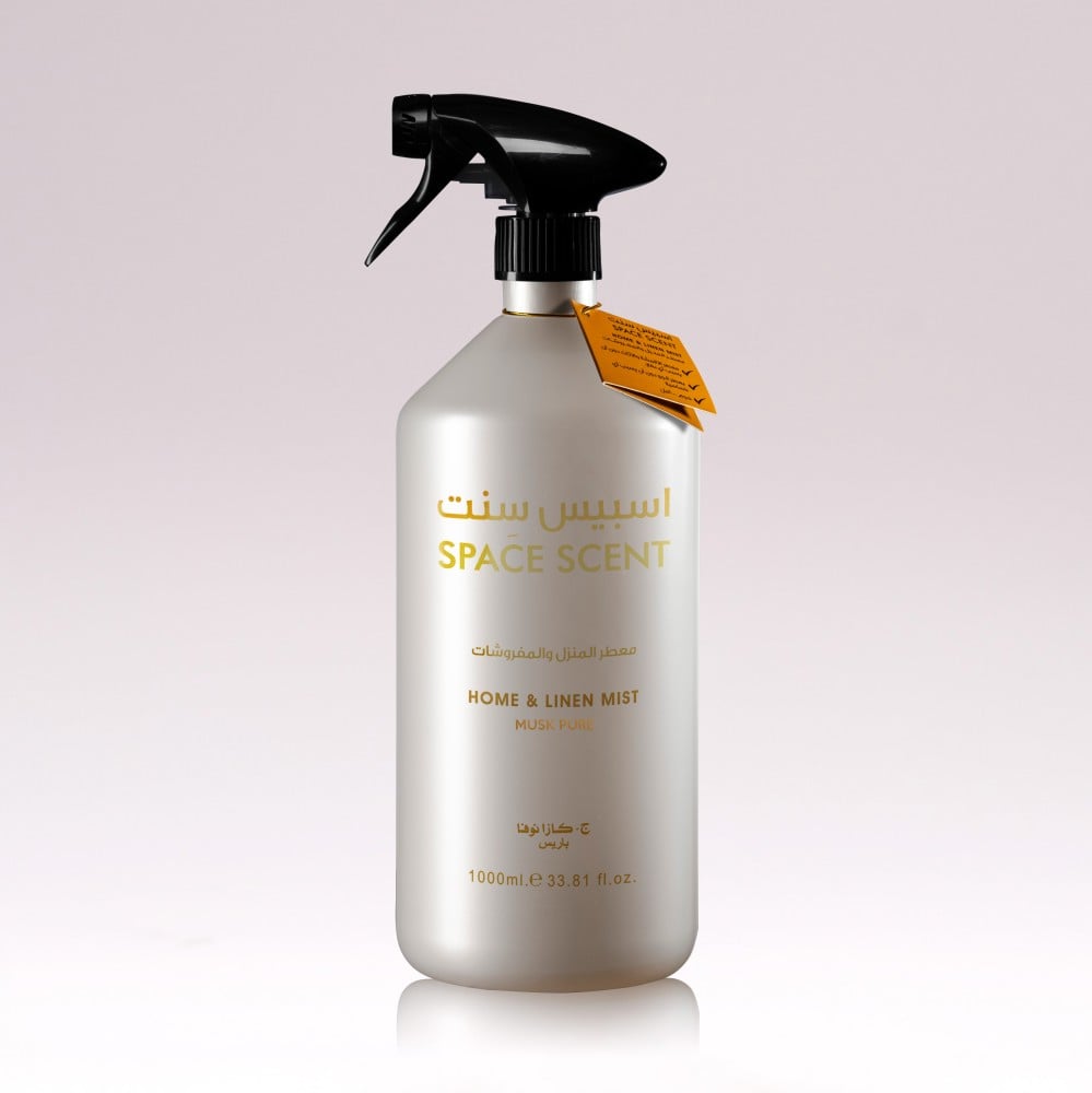 معطر الجو والمفروشات سبيس سنت مسك 1000مل من ج.كازانوفا