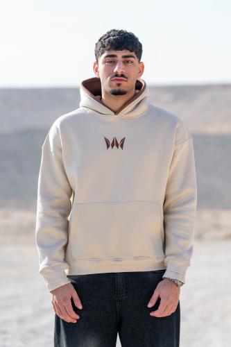 Beige hoodie