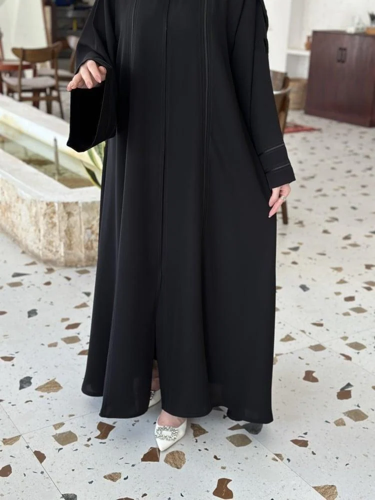 عباية كم فرنسي لمسه فريده من التميز والاناقه