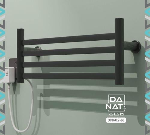 سخان تدفئة ملابس صغير أسود 23 سم