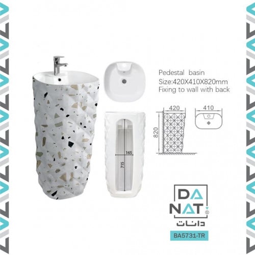 مغسلة عمود تيرازو - BA5731-TR