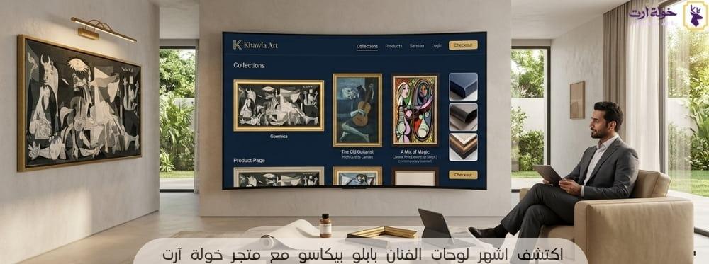 اشهر لوحات الفنان بابلو بيكاسو