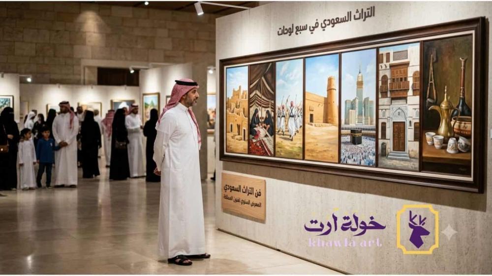 رسومات عن التراث السعودي