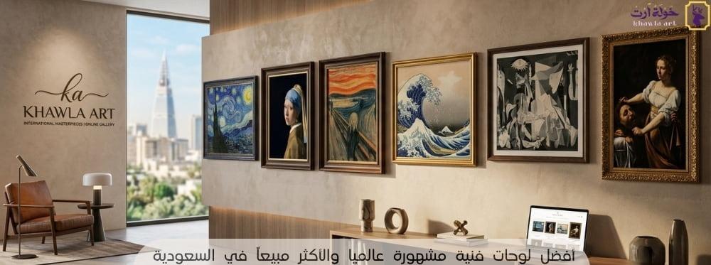 لوحات فنية مشهورة عالميا