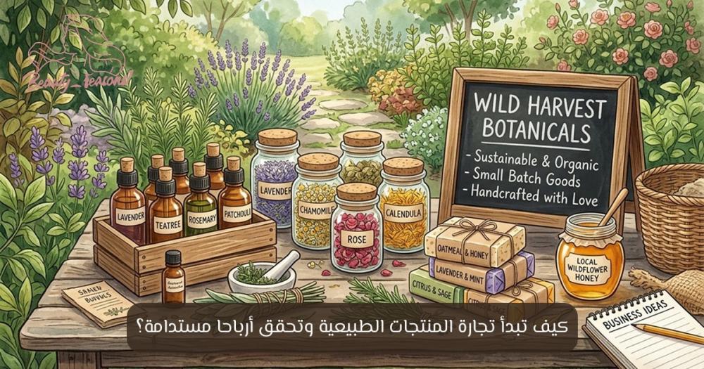 تجارة المنتجات الطبيعية | دليل النجاح والربح