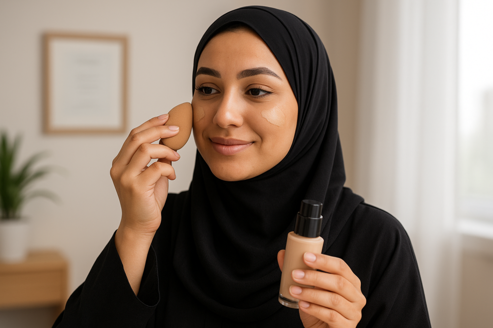 أفضل طرق تثبيت كريم الأساس السائل عشان يثبت معك طول اليوم