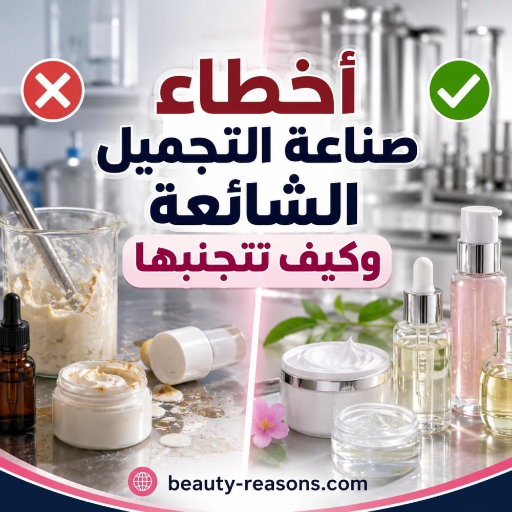 أخطاء صناعة التجميل الشائعة وكيفية تجنبها باحتراف