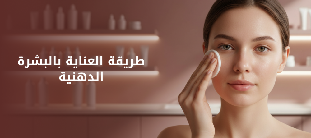 طريقة العناية بالبشرة الدهنية