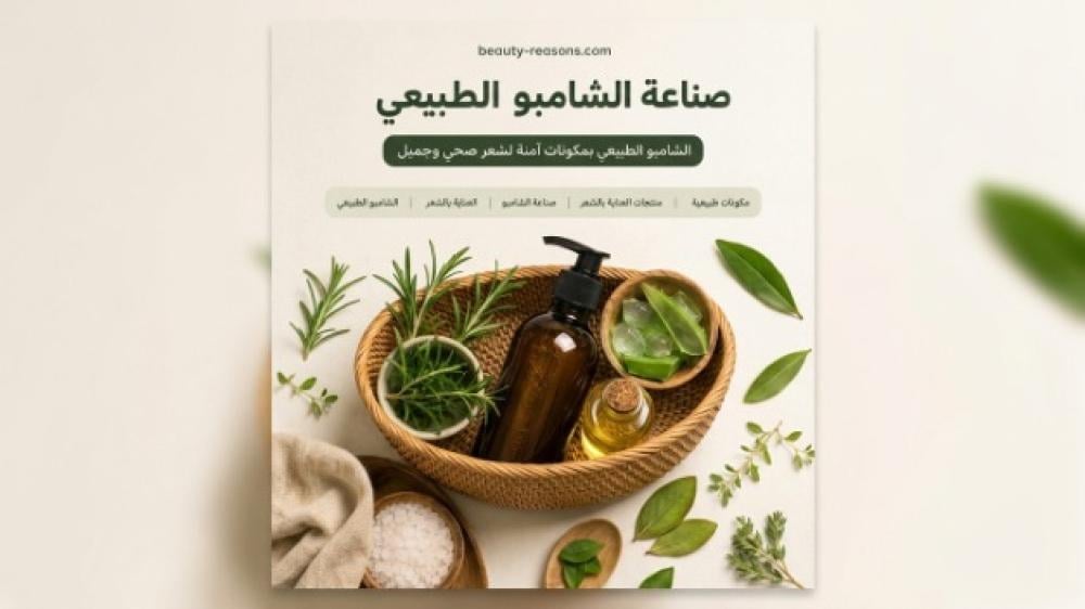 صناعة الشامبو الطبيعي في المنزل بمكونات آمنة وفعالة
