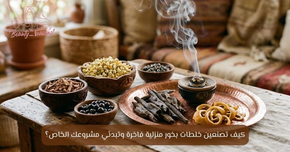 خلطات بخور منزلية - تعليم صناعة المنتجات  - بيوتي ريزون