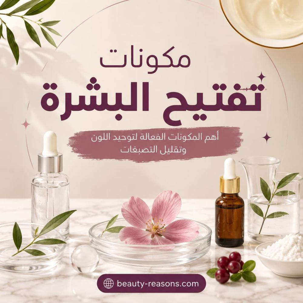 مكونات تفتيح البشرة الفعالة | أفضل المواد لتوحيد اللون | Beauty Reason