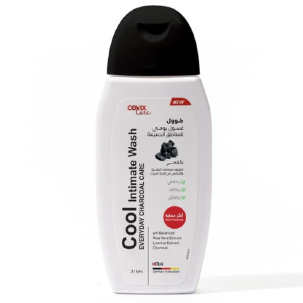كوفيكس كير كول غسول يومي للمناطق الحميمة بالفحم 215 مل