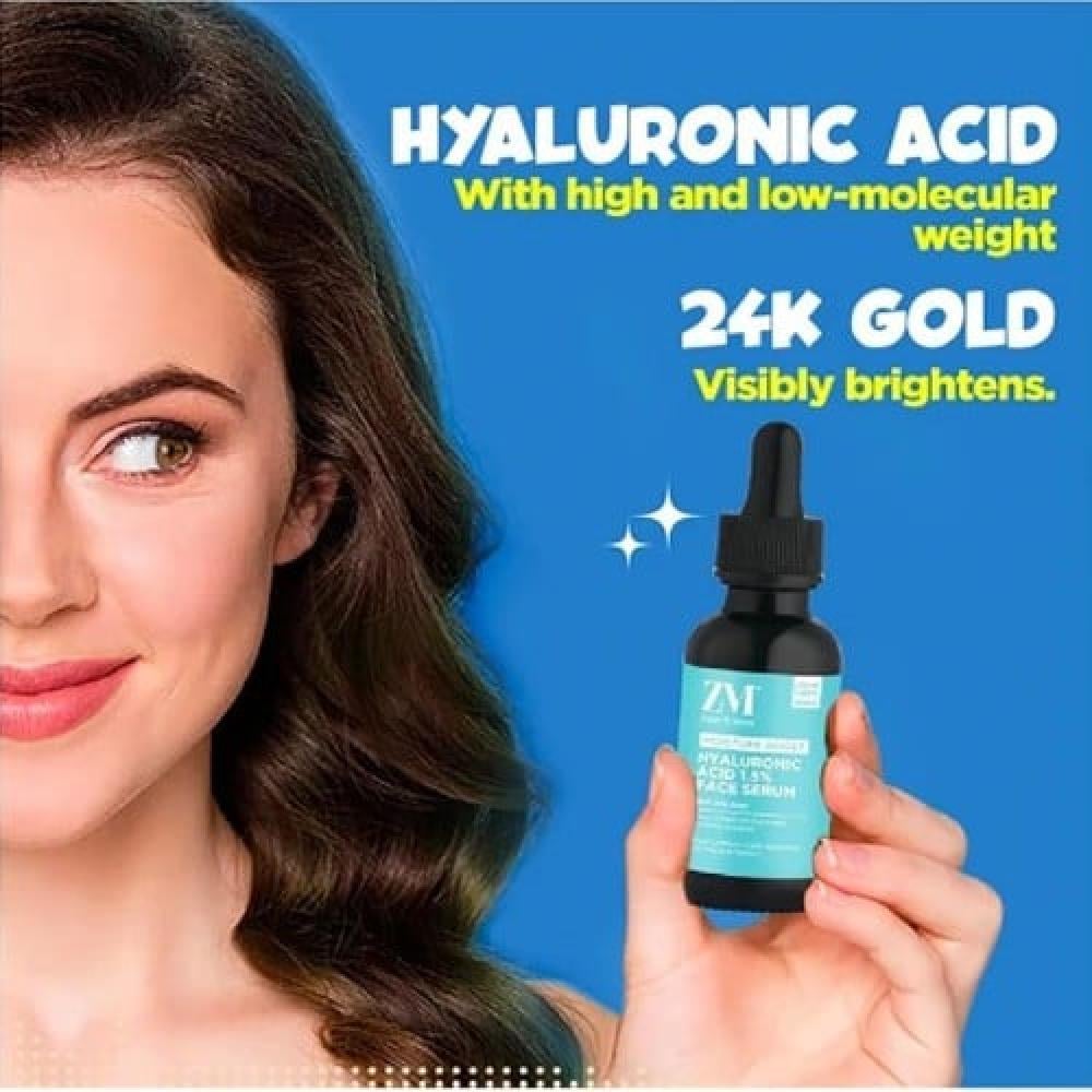 زين و ميزا  سيروم للوجه بحمض الهيالوراونيك 1.5٪ 30 مل
